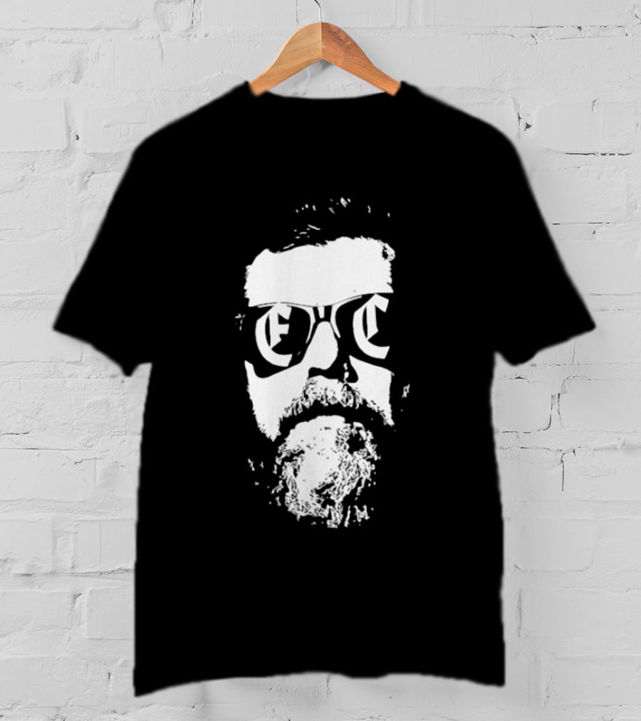 Erik Cohen Live Aus Der Vergangenheit II Abstract White Face With Sunglasses T-Shirt