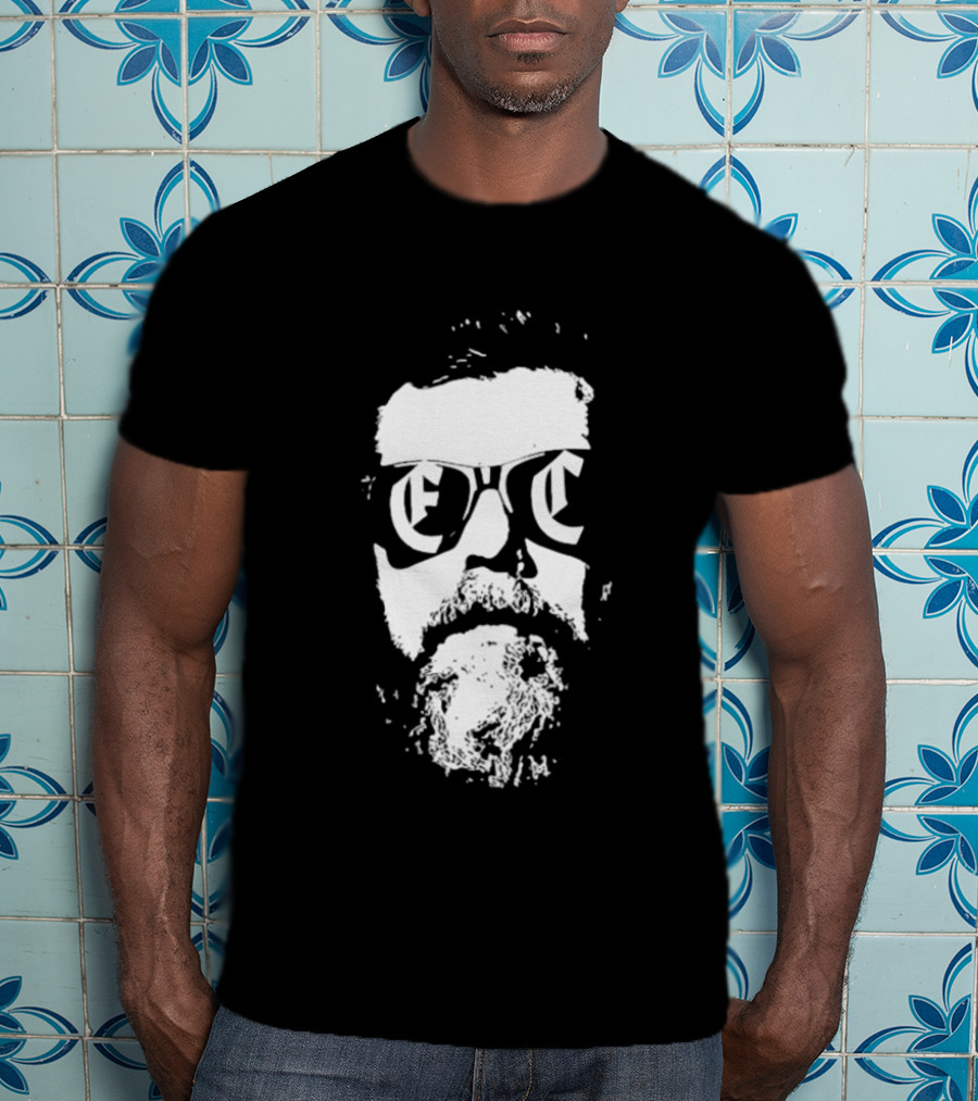 Erik Cohen Live Aus Der Vergangenheit II Abstract White Face With Sunglasses T-Shirt