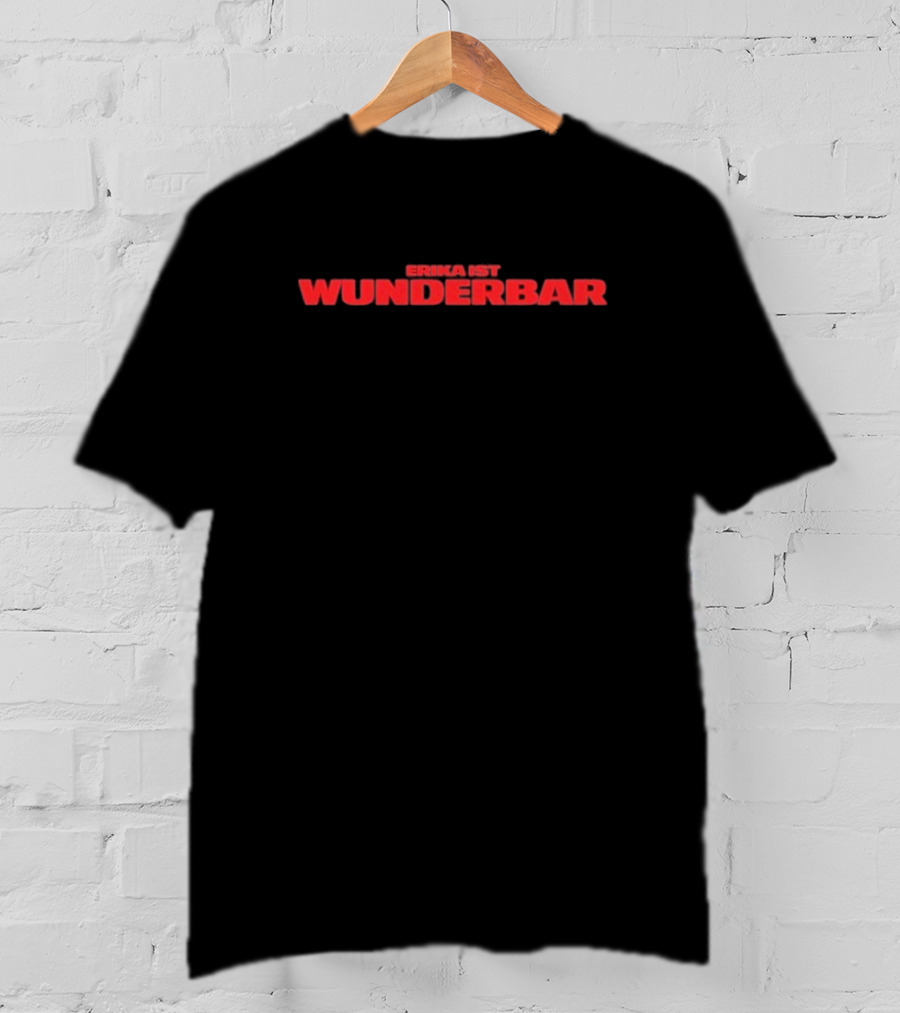 Erika Vikman Erika Ist Wunderbar Bold Red Statement T-Shirt