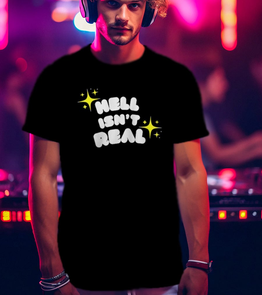 Eve Wasframed Hell Isn’t Real Sparkle Stars T-Shirt