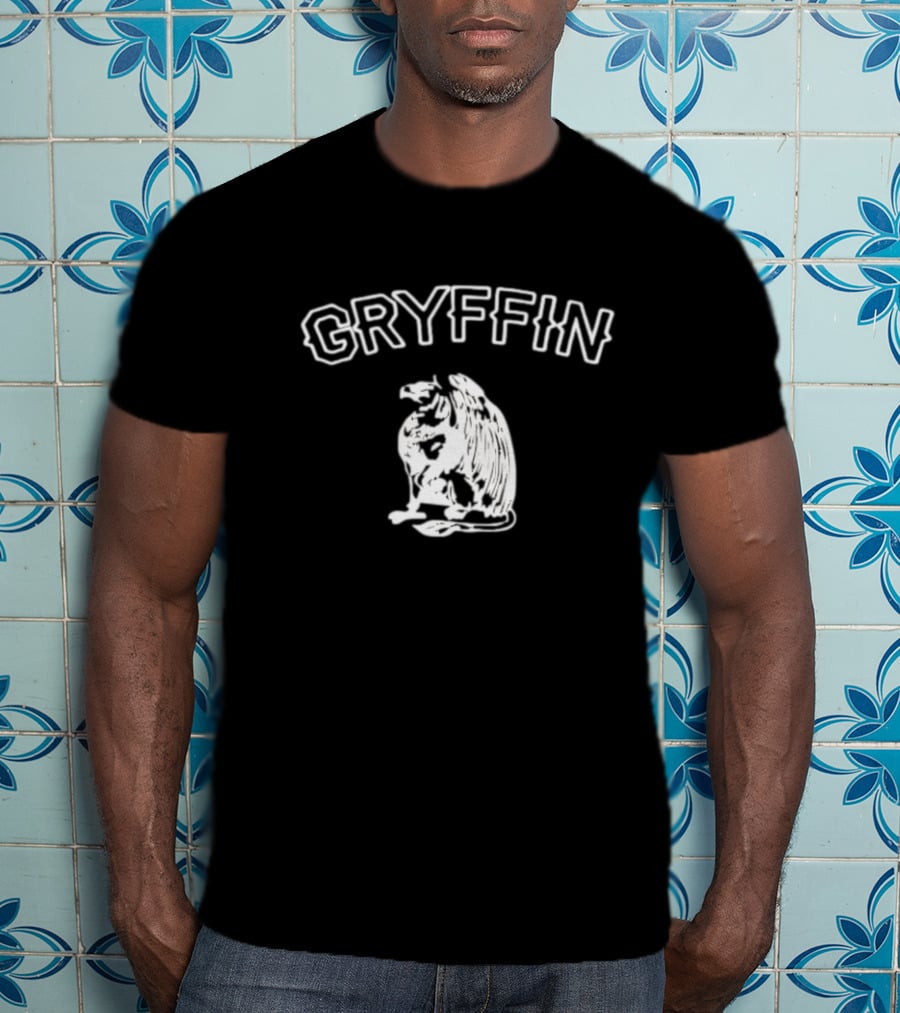 Gryffin Eagle Mythical Creature Illustration T-Shirt