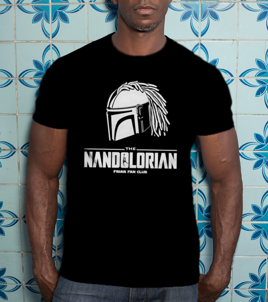 The Mandolorian Friar Fan Club Braids Helmet T-Shirt
