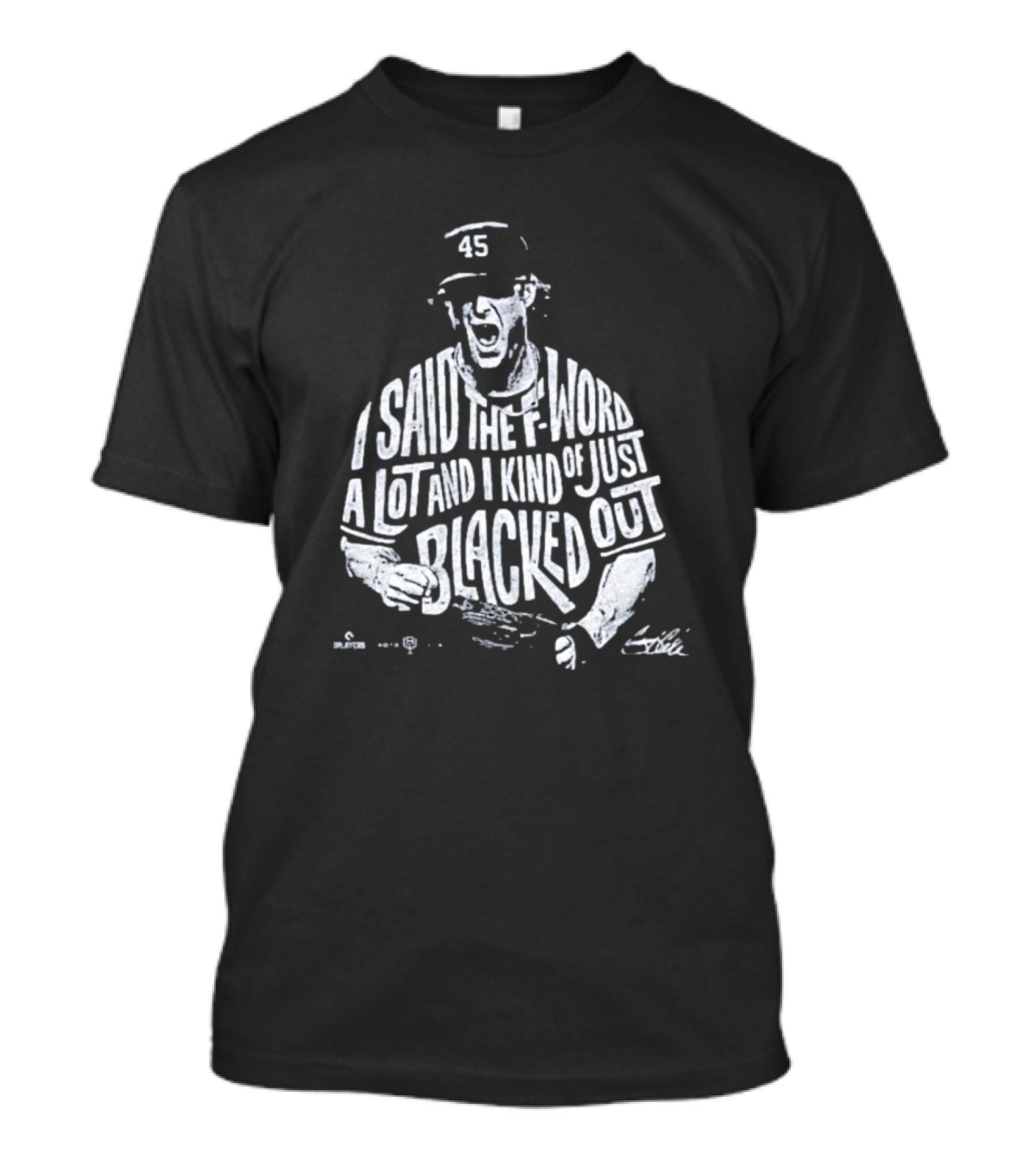 Gerrit Cole I Said The F-Word A Lot And I Kind Of Just Blacked Out Yankees 45 T-Shirt