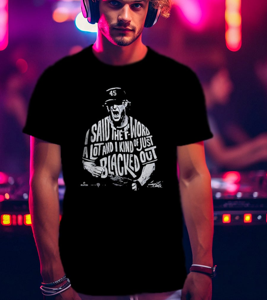 Gerrit Cole I Said The F-Word A Lot And I Kind Of Just Blacked Out Yankees 45 T-Shirt