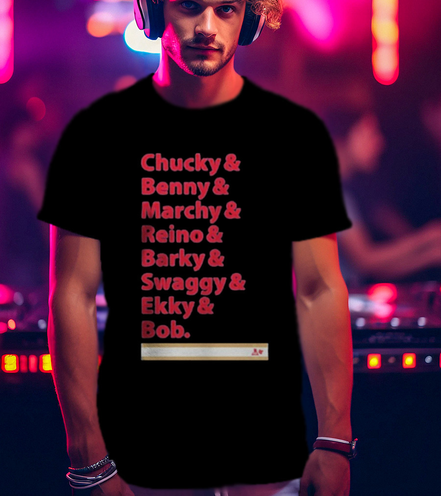 Florida Panthers Chucky Benny Marchy Reino Barky Swaggy Ekky Bob Names T-Shirt