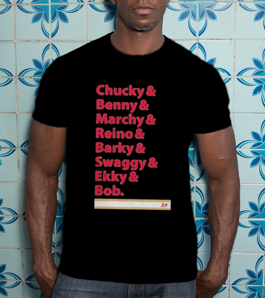 Florida Panthers Chucky Benny Marchy Reino Barky Swaggy Ekky Bob Names T-Shirt