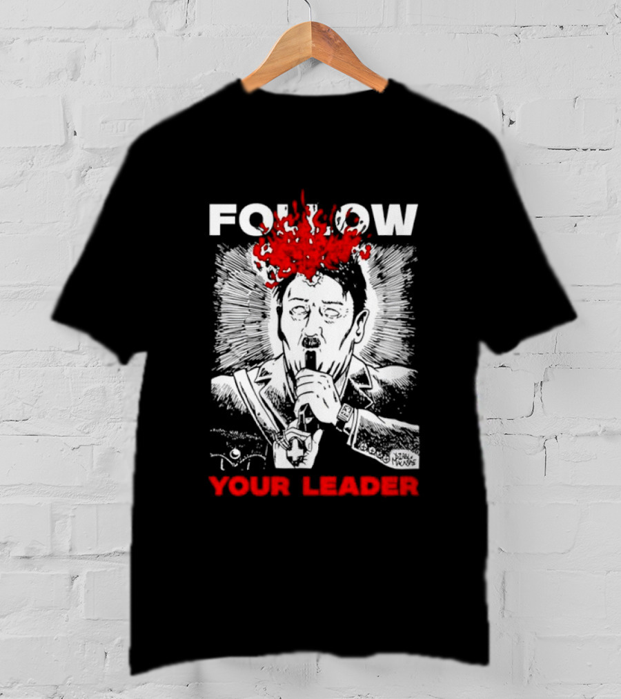 Follow Your Leader Diablo Macabre Skull And Flames T-Shirt