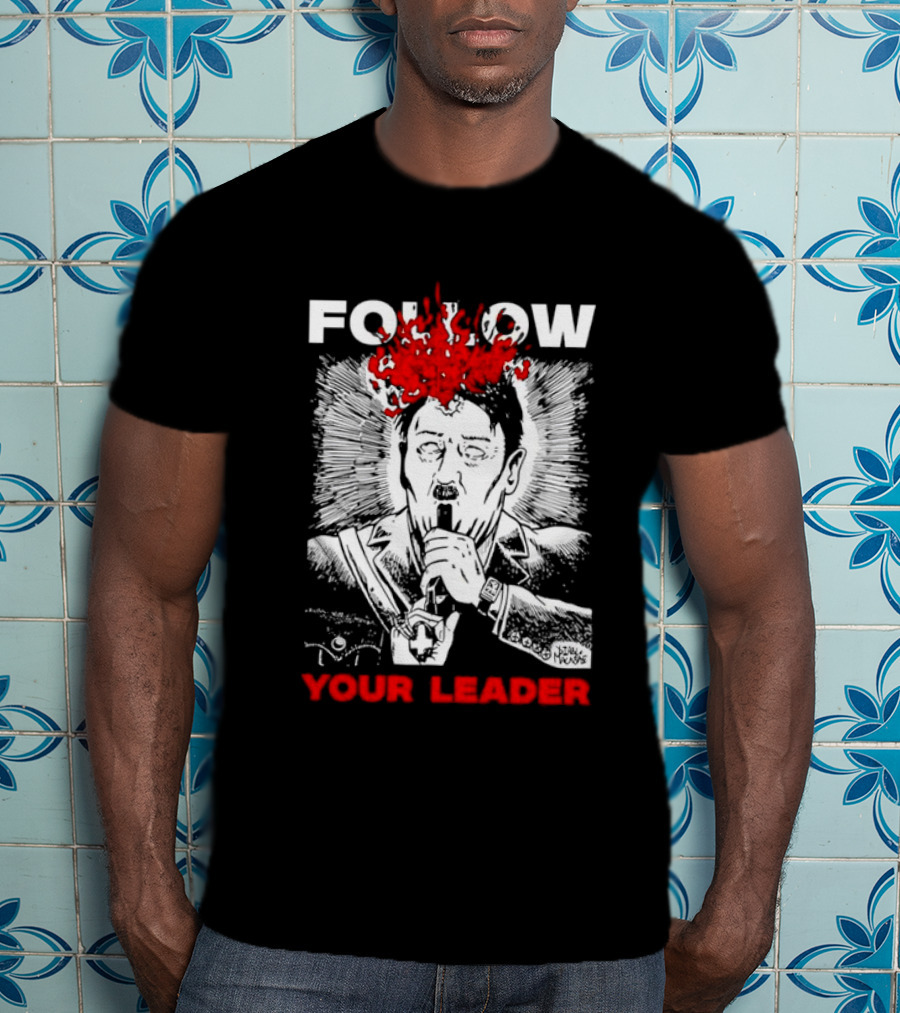 Follow Your Leader Diablo Macabre Skull And Flames T-Shirt