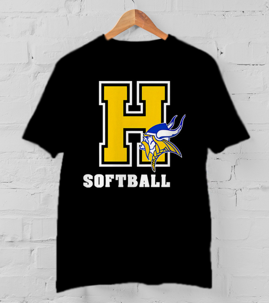 Francis Howell Vikings H Softball T-Shirt