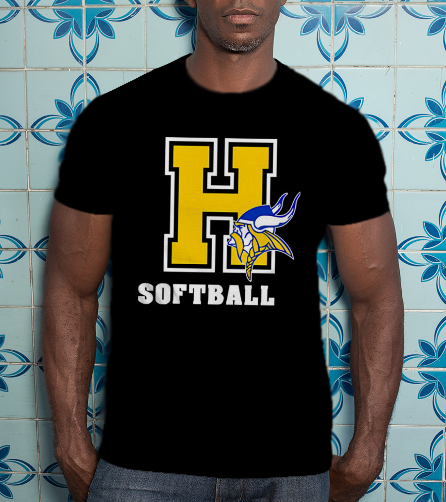 Francis Howell Vikings H Softball T-Shirt
