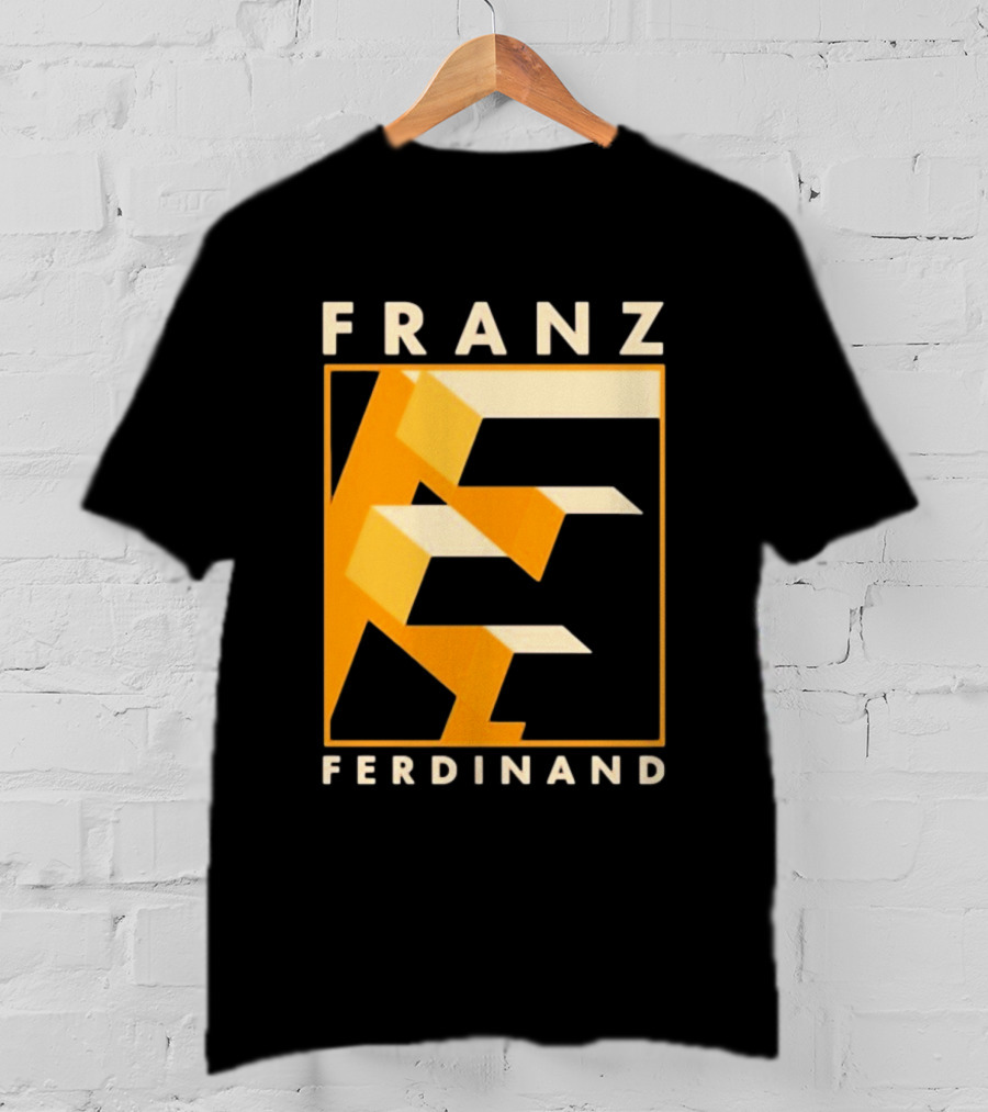 Franz Ferdinand Orange Geometric E T-Shirt