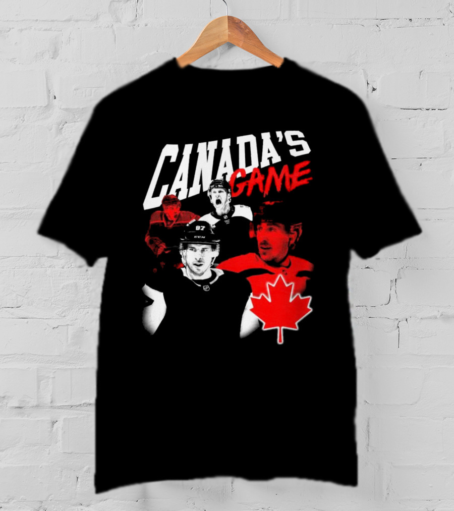 Canada's Game 4 Nations Team Maple Leaf T-Shirt