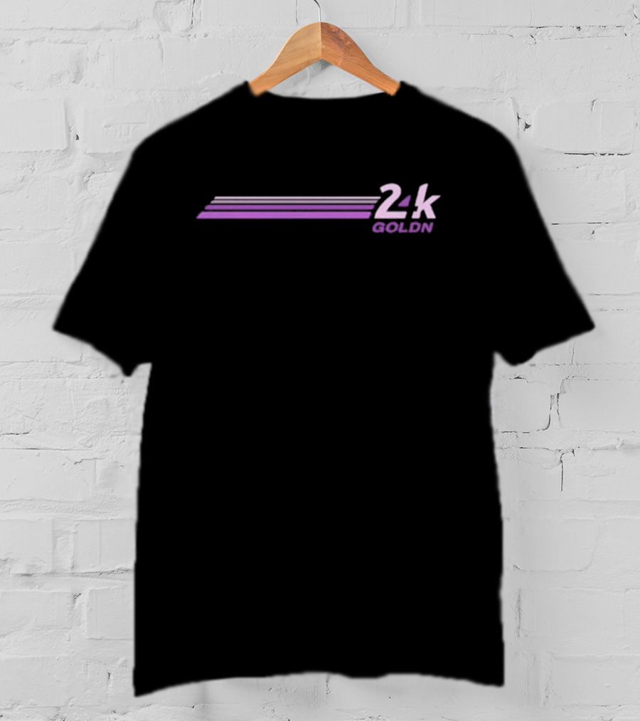 2 4k Goldn I’m Here Racer T-Shirt