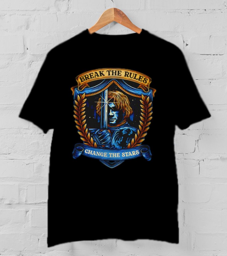 A Knight’s Tale Break The Rules Change The Stars Knight Emblem T-Shirt