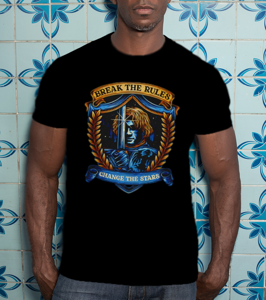 A Knight’s Tale Break The Rules Change The Stars Knight Emblem T-Shirt