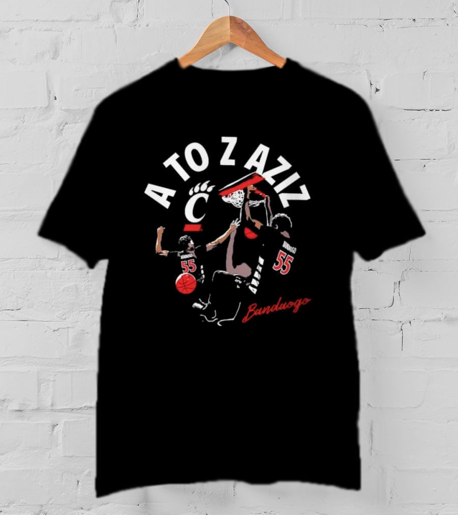 A To Z Aziz Bandaogo 55 Basketball Stars T-Shirt