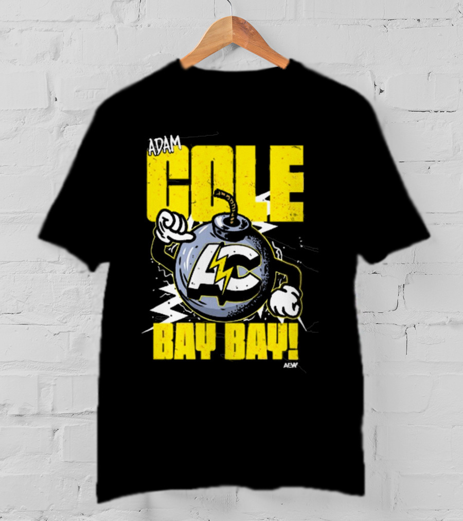 Adam Cole Bay Bay AC Bombs Away Comic Style T-Shirt
