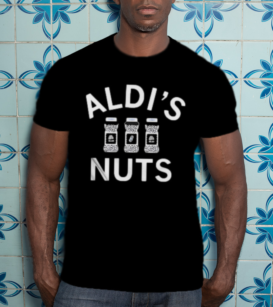 Aldi’s Nuts With Peanut Canisters Graphic T-Shirt