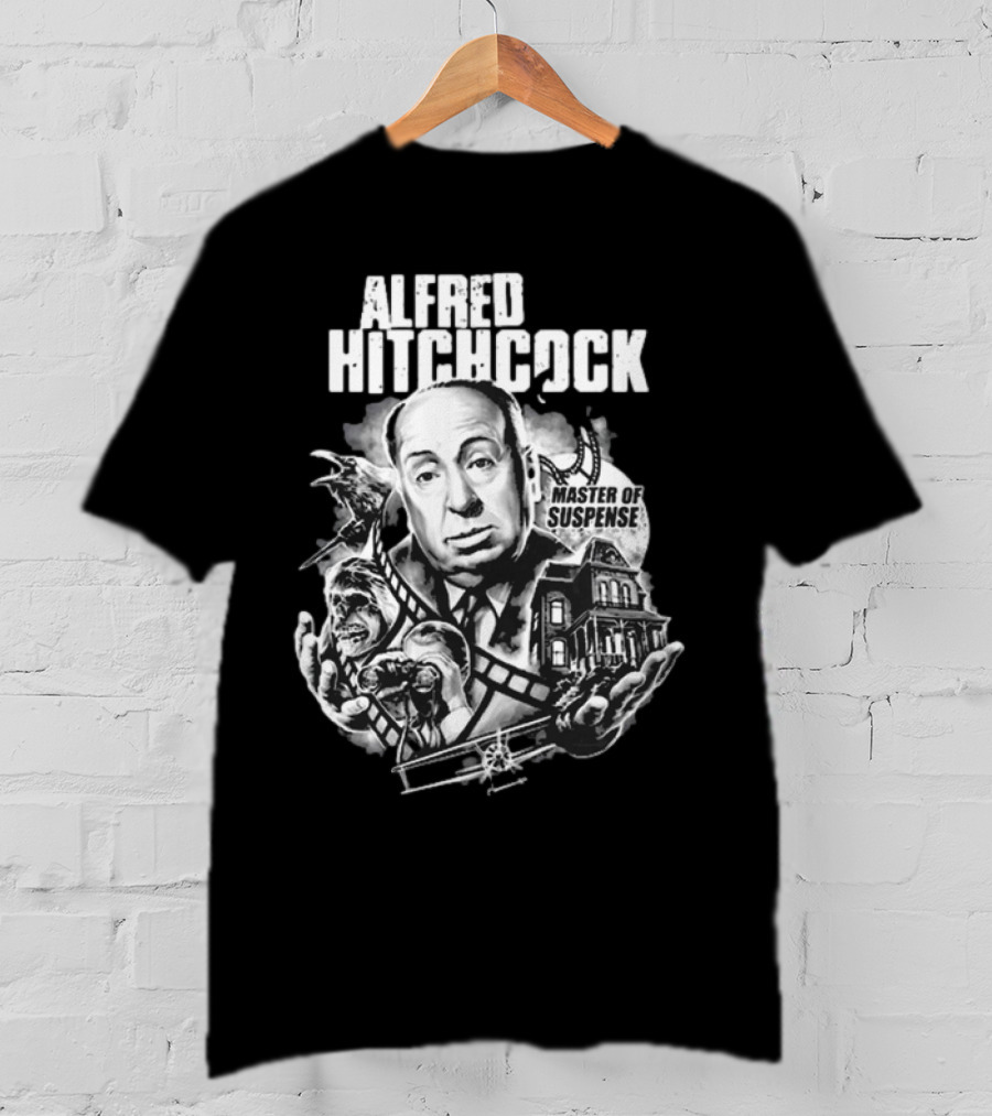Alfred Hitchcock Master Of Suspense King Of The Silver Screen T-Shirt