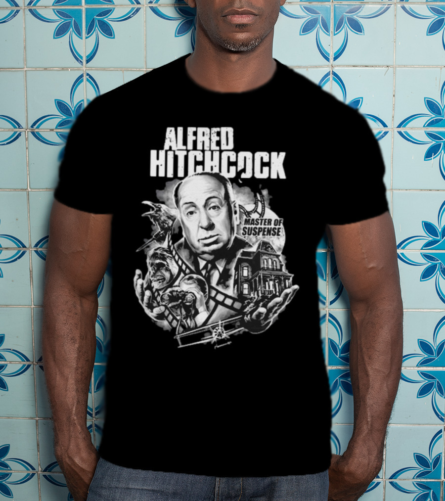 Alfred Hitchcock Master Of Suspense King Of The Silver Screen T-Shirt