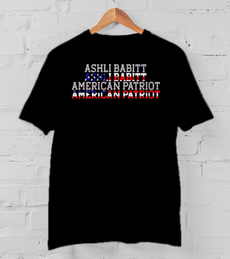 American Patriot Ashli Babbitt Stars And Stripes T-Shirt