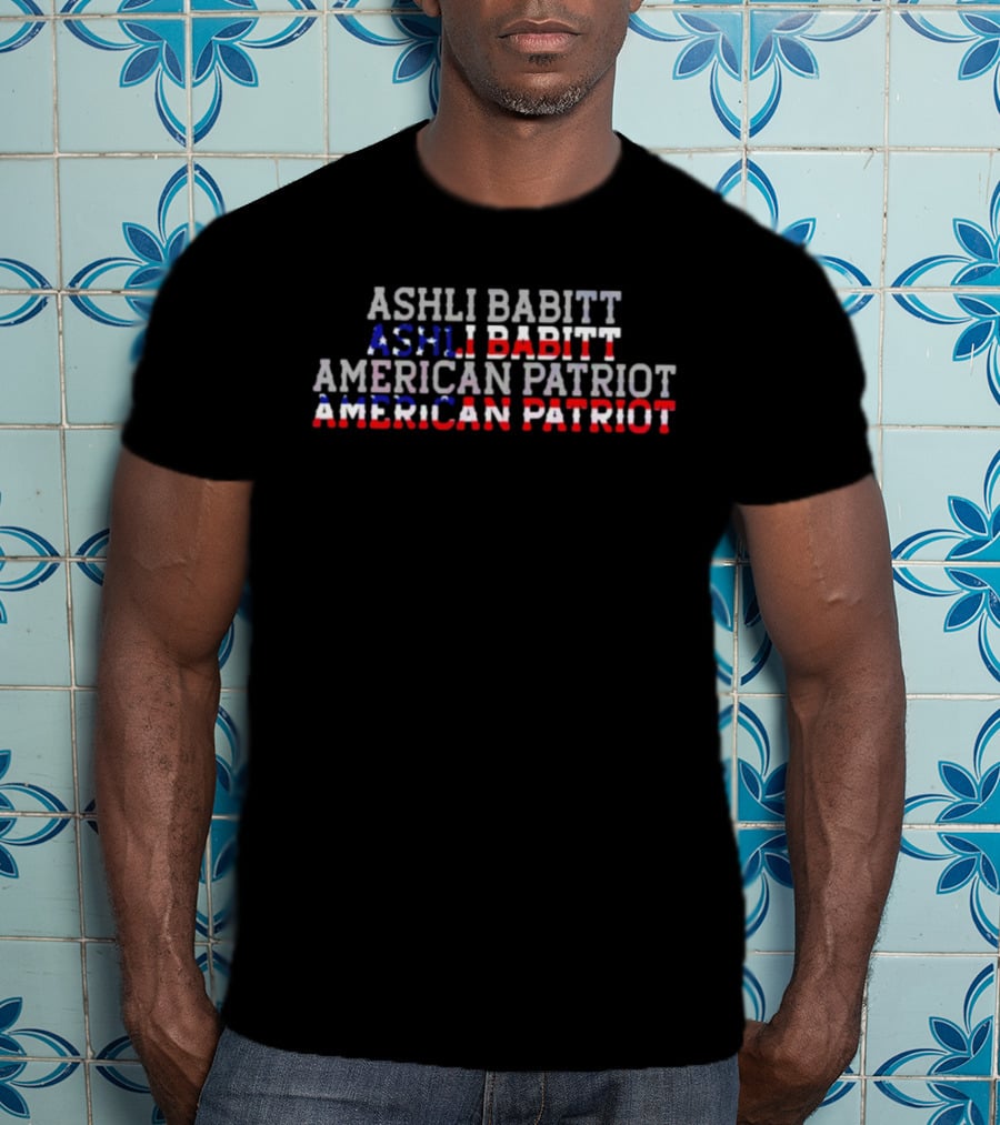 American Patriot Ashli Babbitt Stars And Stripes T-Shirt
