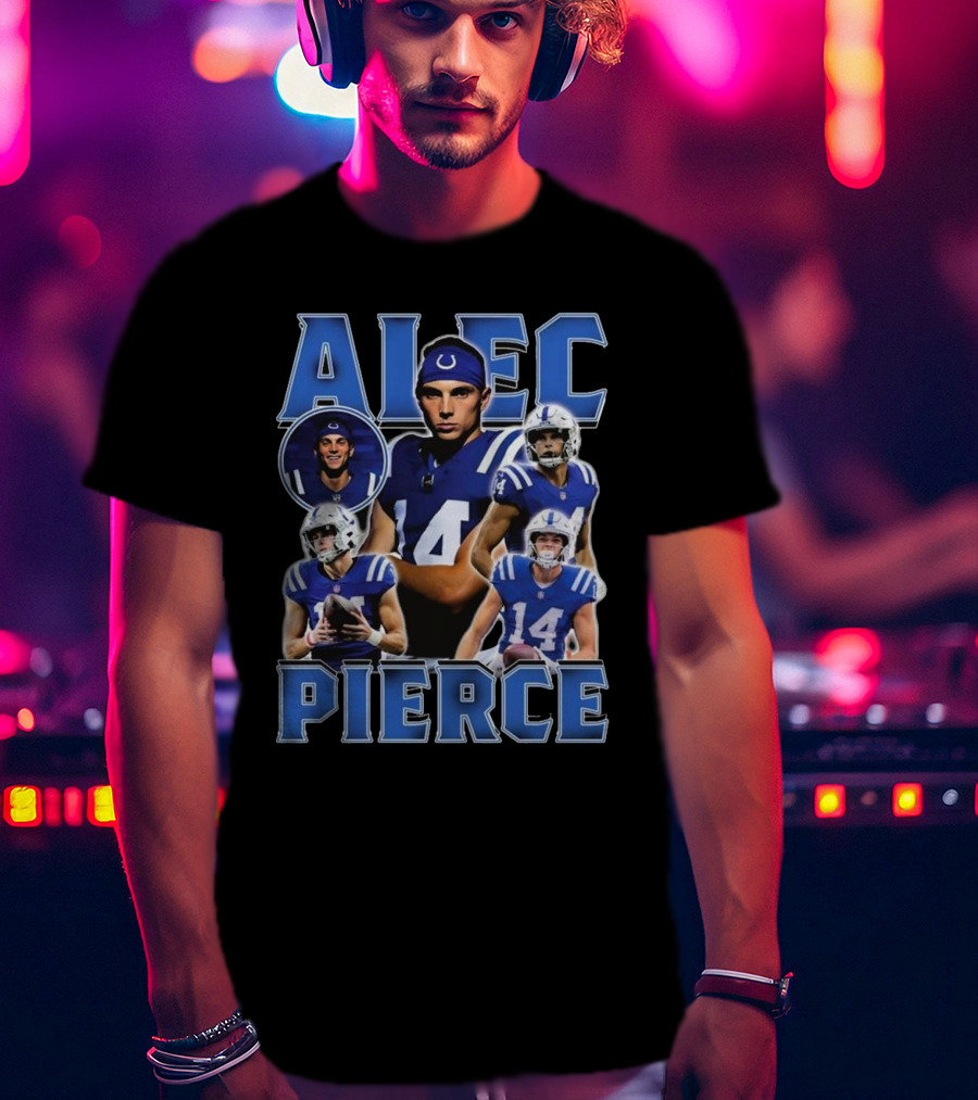 Alec Pierce Indianapolis Football Number 14 Colts T-Shirt