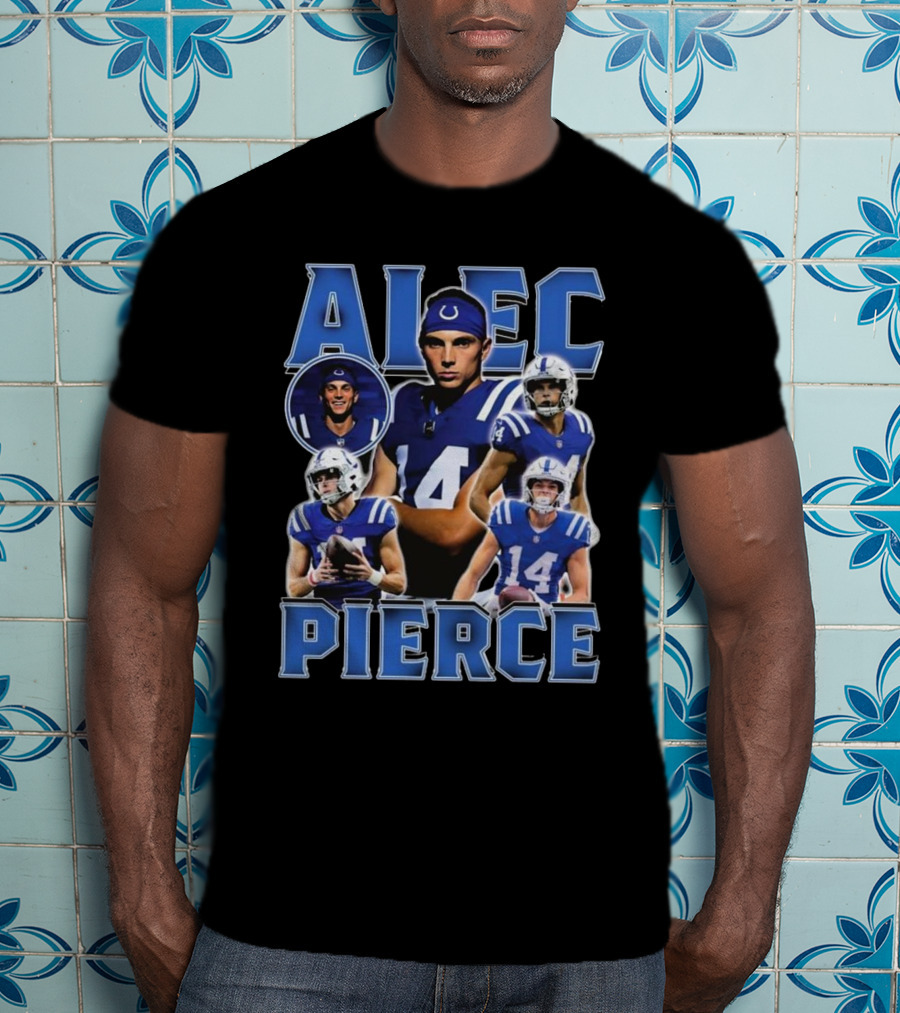 Alec Pierce Indianapolis Football Number 14 Colts T-Shirt