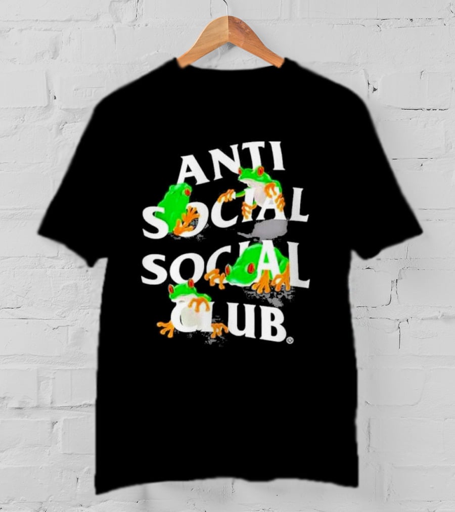 Anti Social Social Club Red Eyes Frog T-Shirt