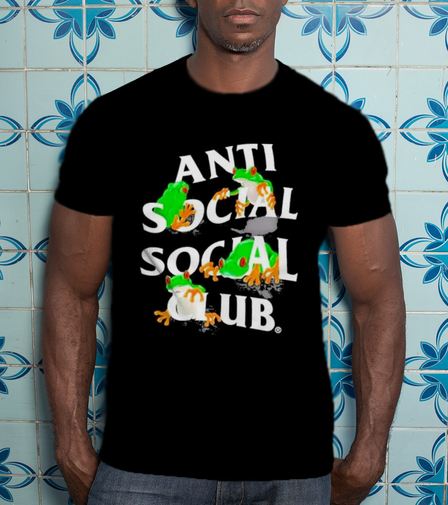 Anti Social Social Club Red Eyes Frog T-Shirt
