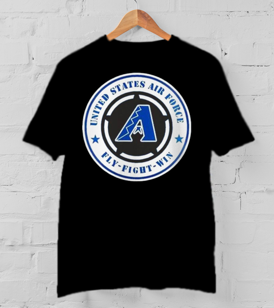 Arizona Diamondbacks United States Air Force Fly Fight Win Military Appreciation Night 2025 T-Shirt