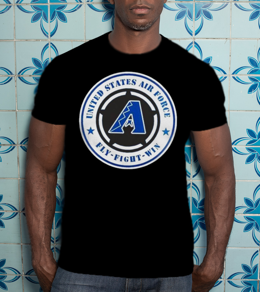 Arizona Diamondbacks United States Air Force Fly Fight Win Military Appreciation Night 2025 T-Shirt