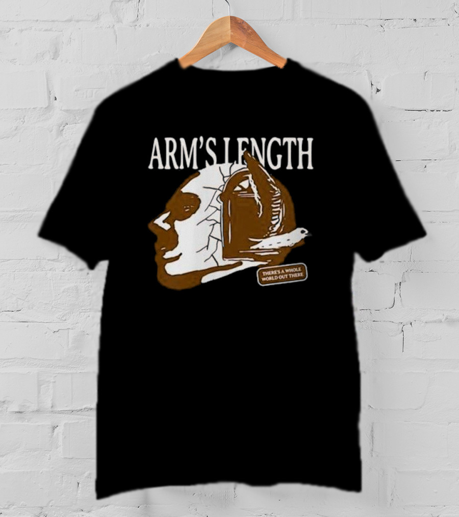 Arm’s Length Headphone Concept There’s A Whole World Out There T-Shirt