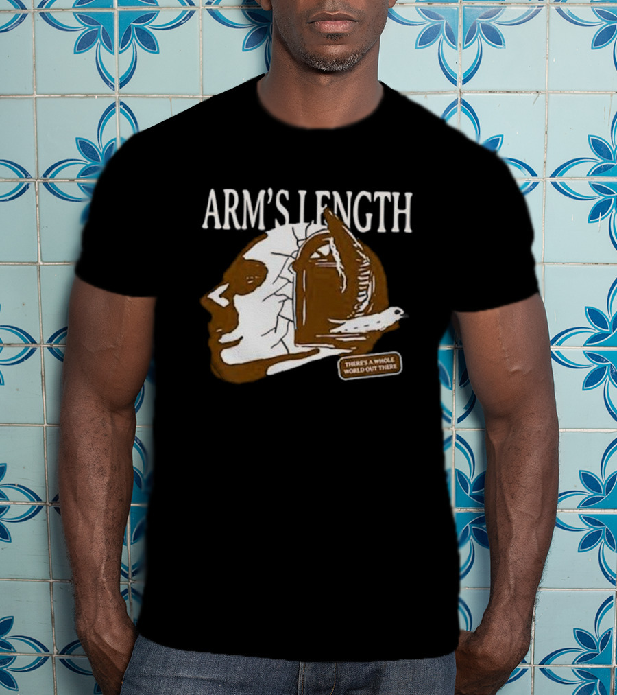 Arm’s Length Headphone Concept There’s A Whole World Out There T-Shirt
