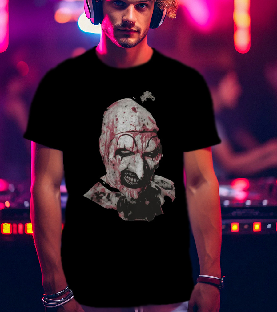 Art The Clown Creepy Bloody Horror Icon T-Shirt