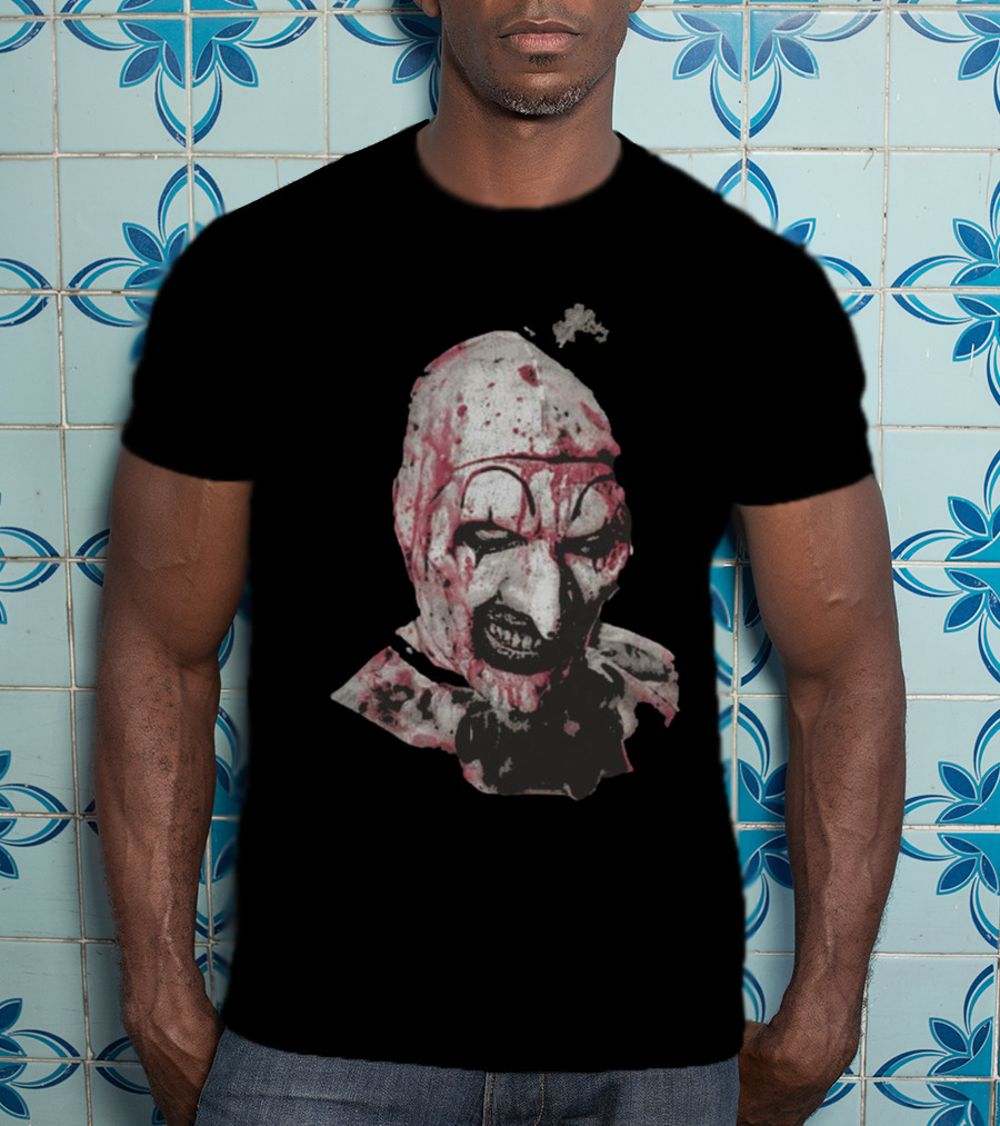 Art The Clown Creepy Bloody Horror Icon T-Shirt