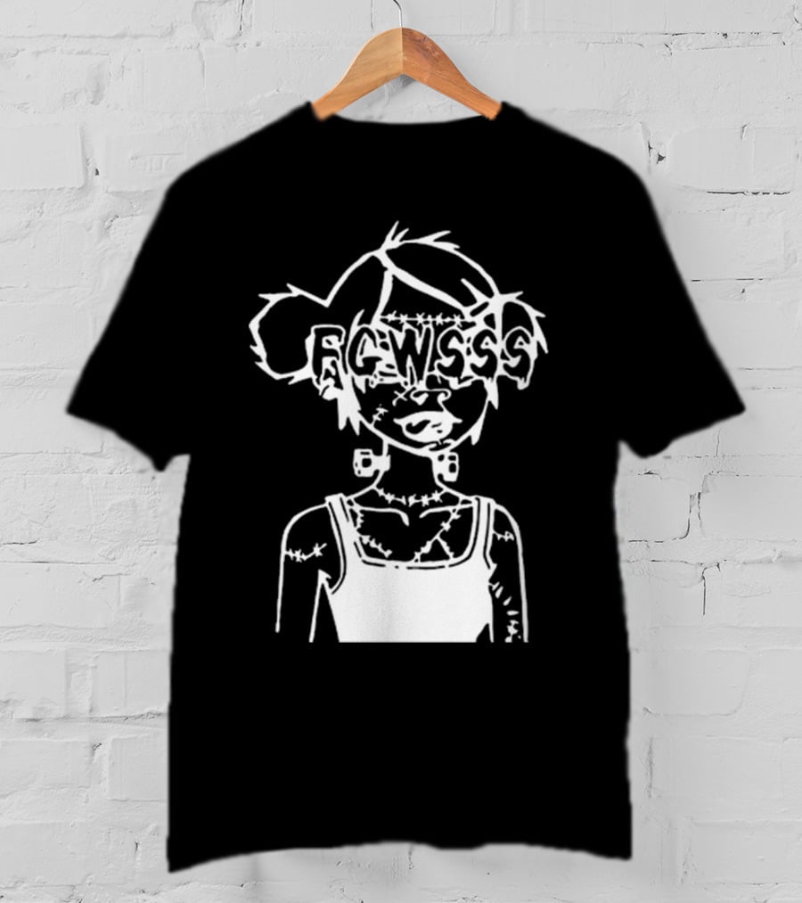 Frankengirl RCWSSS B & W Expression T-Shirt