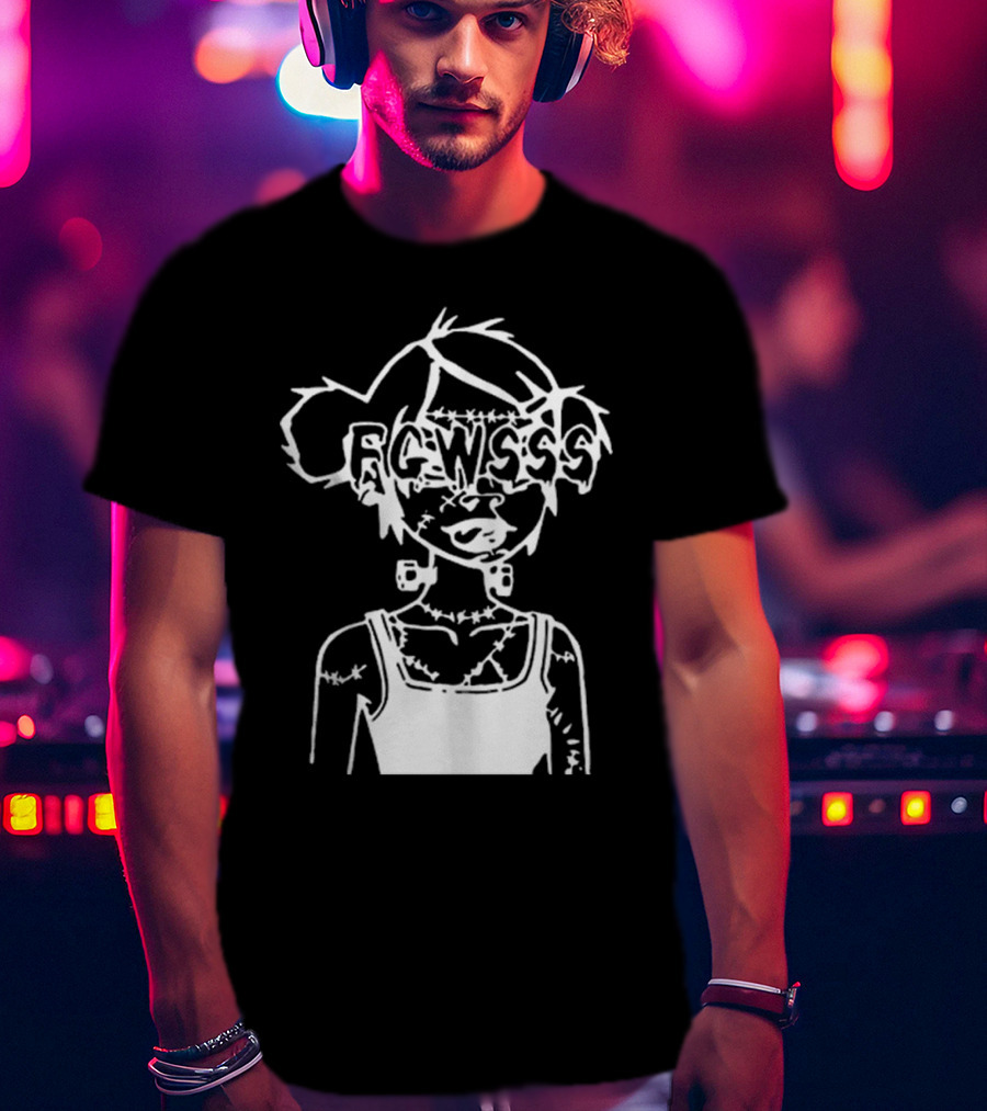 Frankengirl RCWSSS B & W Expression T-Shirt