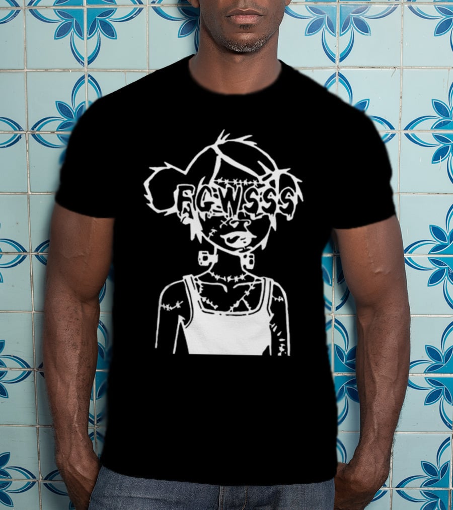 Frankengirl RCWSSS B & W Expression T-Shirt