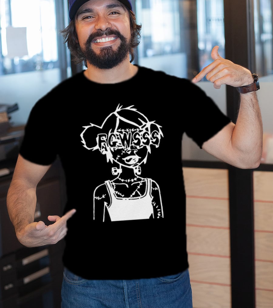 Frankengirl RCWSSS B & W Expression T-Shirt