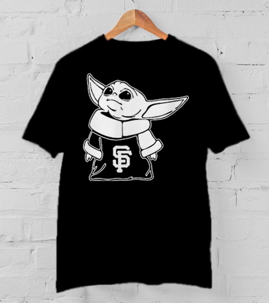 Baby Yoda SF Giants Fan Apparel T-Shirt
