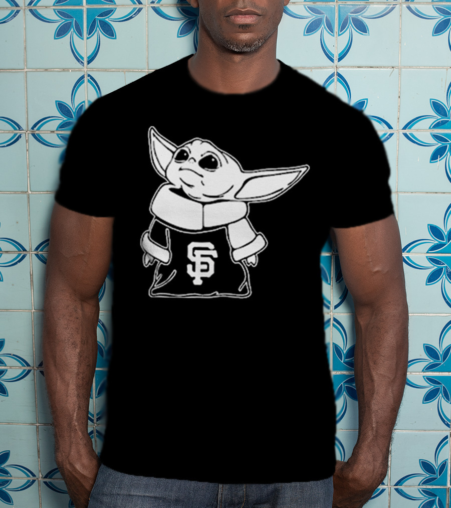 Baby Yoda SF Giants Fan Apparel T-Shirt
