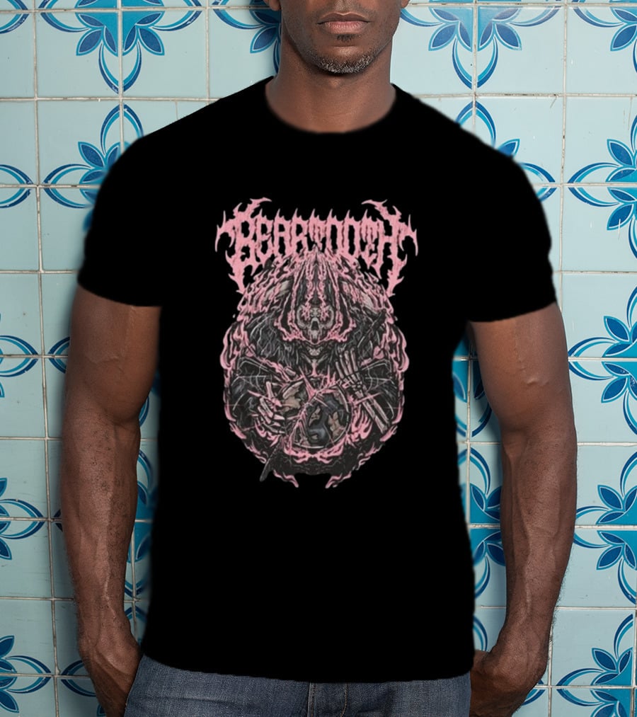 Beartooth The End Is Coming Fiery Skeleton Phantom Grim Reaper T-Shirt