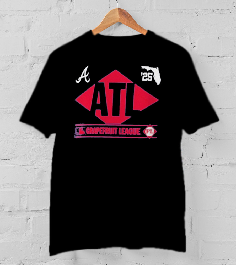 Atlanta Braves 2025 Grapefruit League Florida ATL Icon T-Shirt