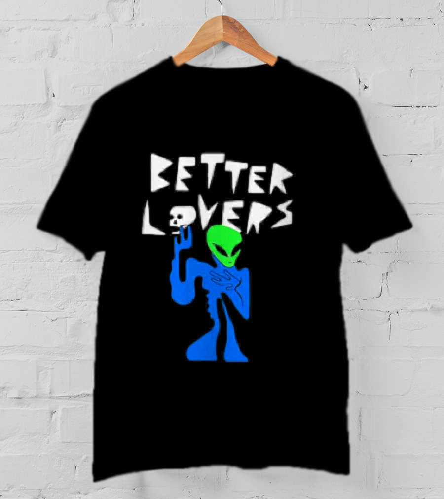 Better Lovers Alien Character Blue And Green T-Shirt