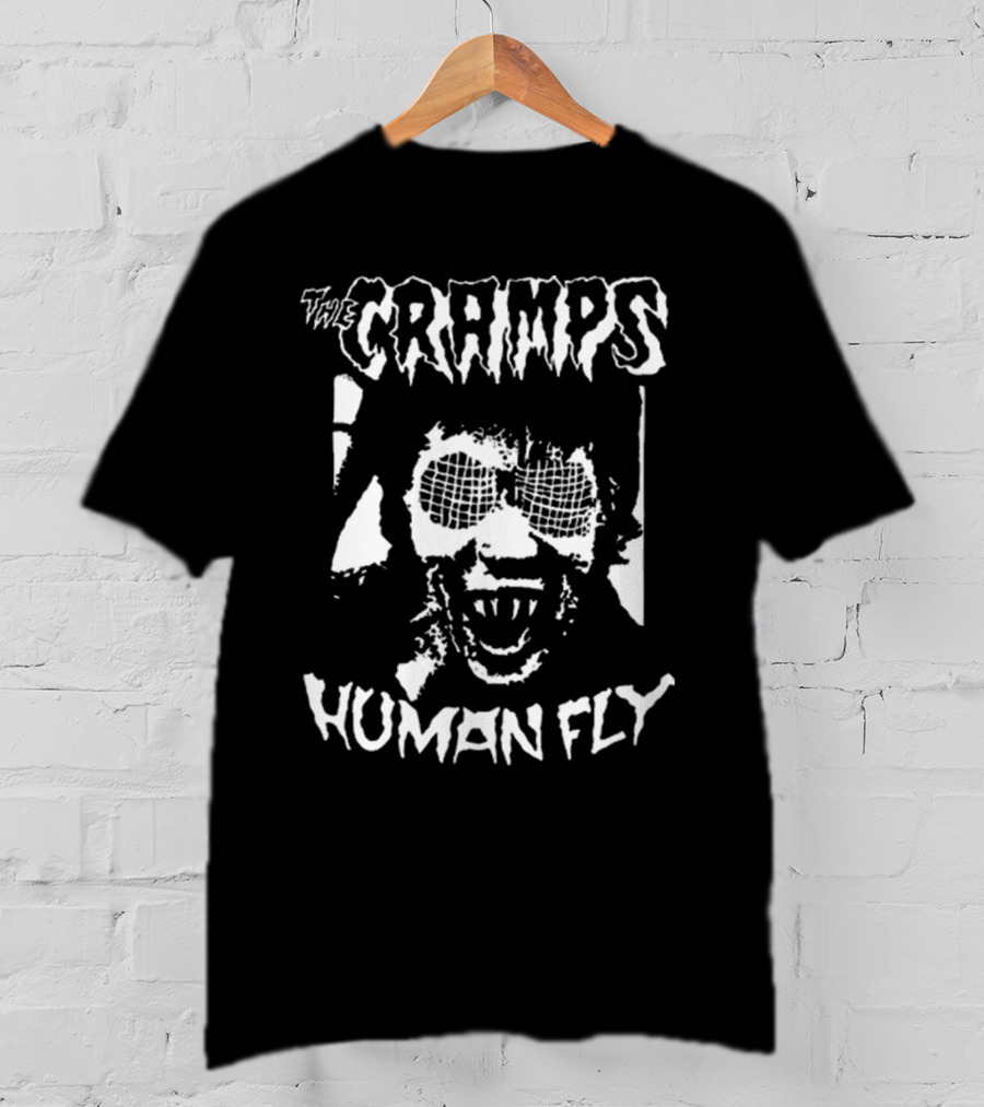 Big Bronson Reed Wearing The Cramps Human Fly The Cramps Human Fly T-Shirt