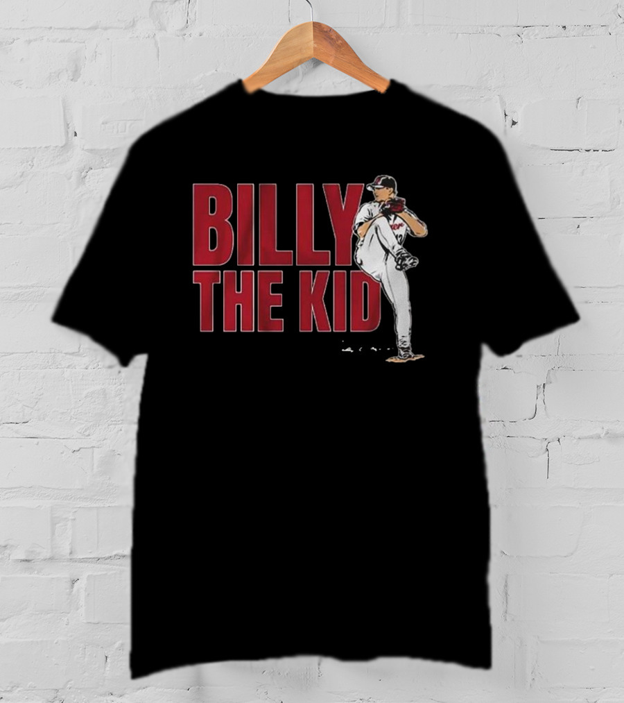 Billy The Kid Pitching Stance Tribute T-Shirt