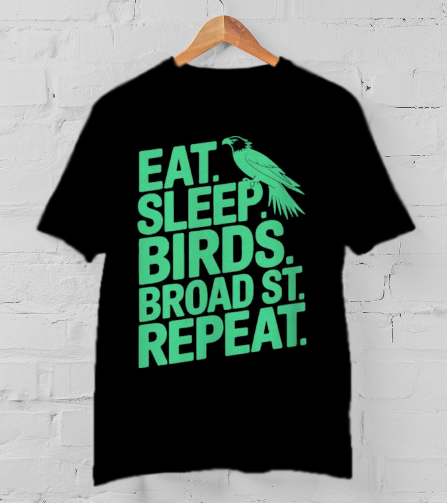Birds Broad St Repeat T-Shirt