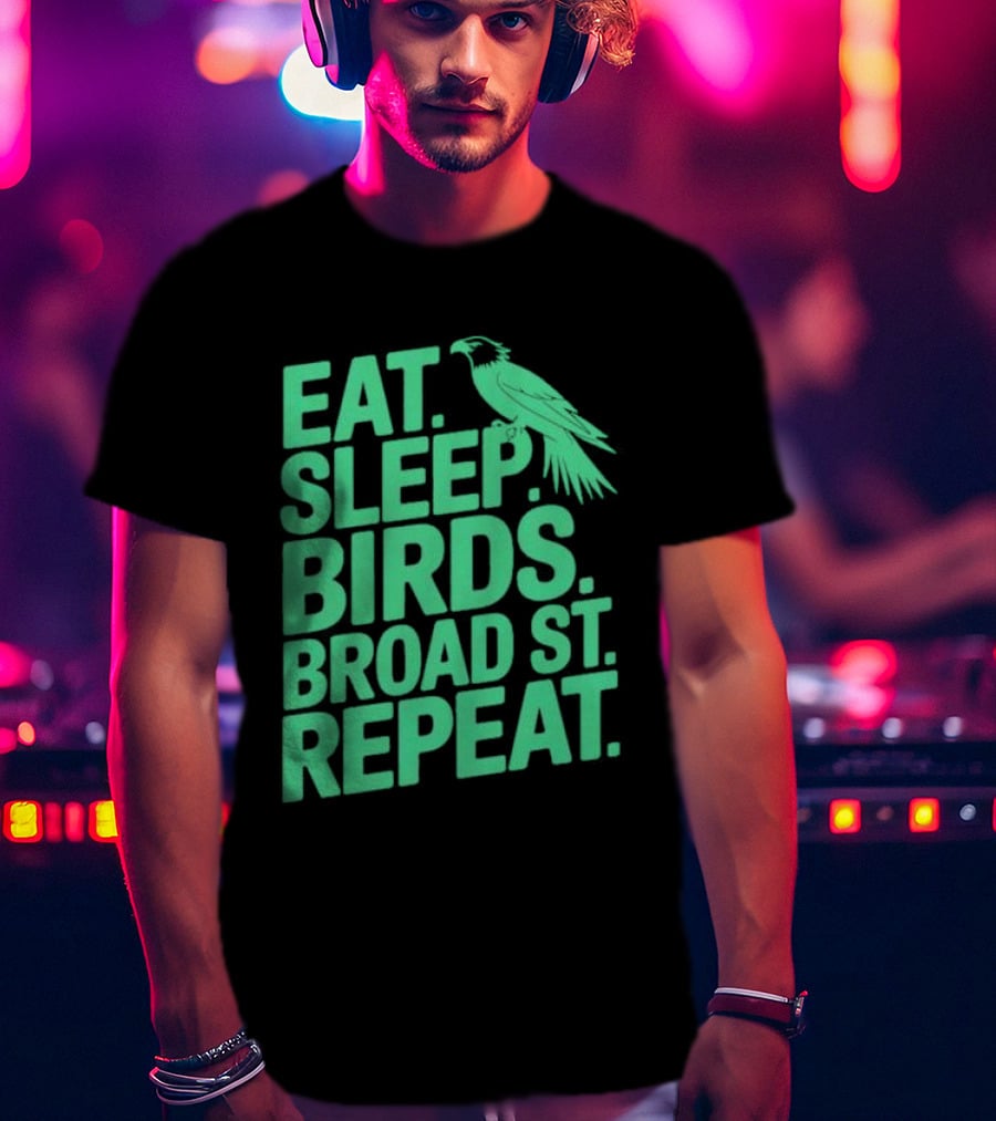 Birds Broad St Repeat T-Shirt