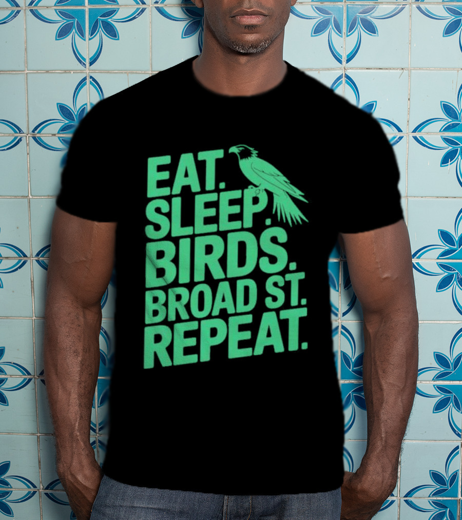 Birds Broad St Repeat T-Shirt